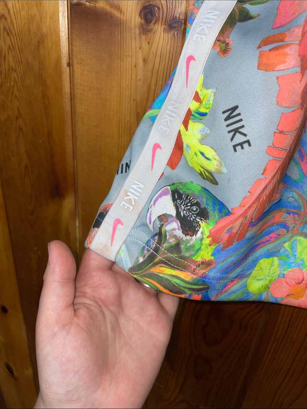 Nike Multicolor Tropical Floral Athletic Skirt with Pastel Accents hawaiian - Picture 6 of 13